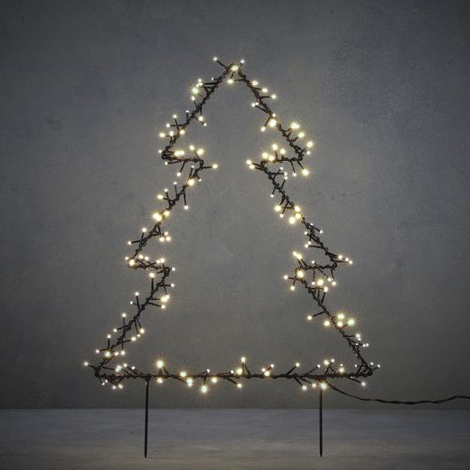 Christmas Tree Decoration Lights 115 LED 75 Cms High 8 Functions Edelmann