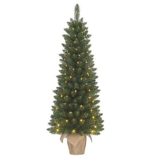 Albero di Natale con luci a led alto 75 cm di alta qualità stretto Edelmann