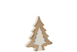 Golden Christmas Tree Puzzle Decoration