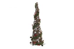 Christmas Tree Wood LED Lights Green