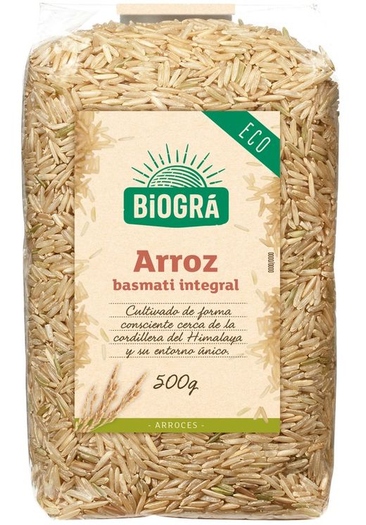 Riso Basmati Integrale Biologico 500g Biogra