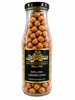 Avellana Caramelizada Botella Cristal 275 grs Les Garrigues
