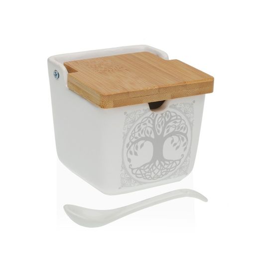 Tampa de bambu para açucareiro de cozinha Idun