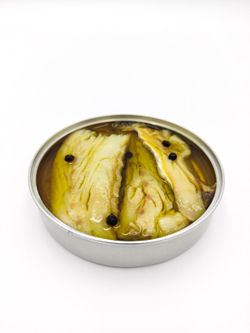 Bacalao Aceite Oliva ajo y pimienta negra Ar de Arte Conservas Galicia Gourmet 110 grs