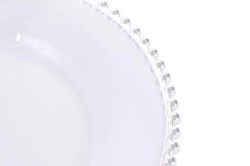 Bajoplato Plateado Decorativo de Navidad Ø 33 cm