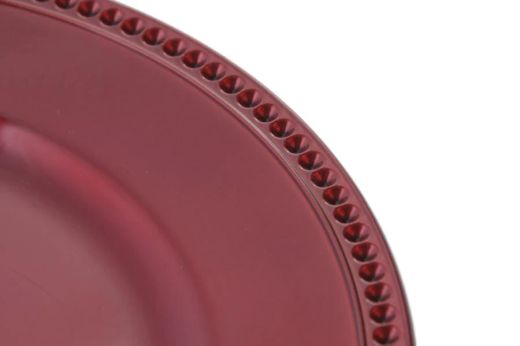 Bajoplato Rojo de Navidad Ø 33 cm