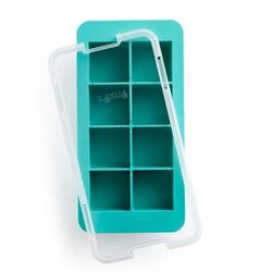 Bandeja Hielo Xl Cuadrada Turquesa Lekue