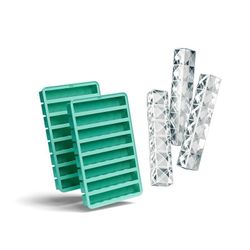 Bandeja silicona cubitos botella prisma Zoku