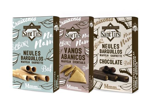 Barquillo Neula Artesana Chocolate Bocas 120 grs Saint Tirs