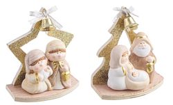 Ceramic nativity scene