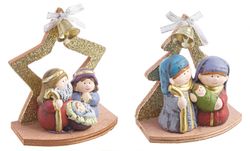 Ceramic nativity scene
