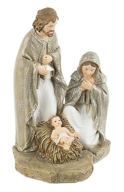 Traditional ceramic Christmas nativity scene