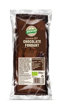 Bizcocho Chocolate Fondant Biocop 250 G