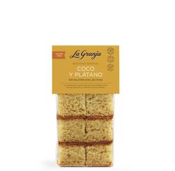 Torta al cocco e banana senza glutine La Granja 350 Grs