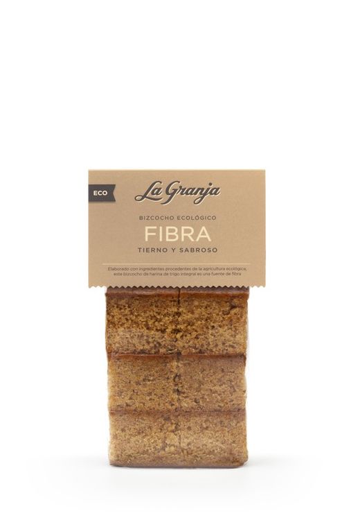 Bizcocho ecológico con fibra 300g la granja