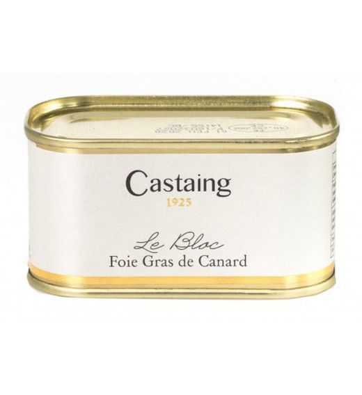 Block av castaign duck foie gras 130 grs