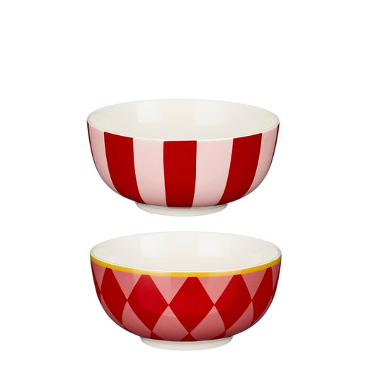 Bol Navideño Lissy Rosa Rojo 2 Diseños 6,5 x 13,5 cm Edelmann