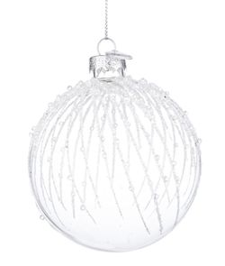 Amazing glass Christmas tree ornament ball