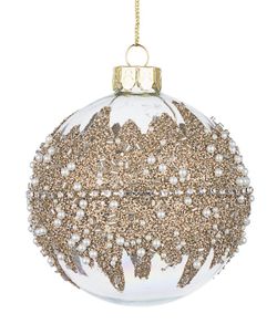 Glass Christmas tree ornament design