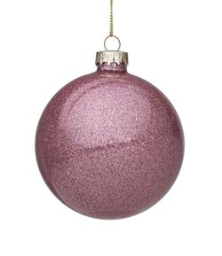 Glass ball for christmas tree lilac