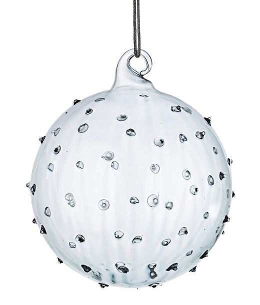 Bola cristal para arbol de navidad puntos