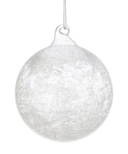 Glass Christmas tree ornament transparent