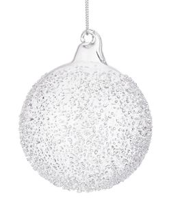 Bola de Navidad Cristal Arbol Transparente Diam 80 cms Hecho Mano Bizzotto