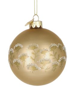 Julboll Kristall Design Guld Diam 80 cm Handgjord Bizzotto