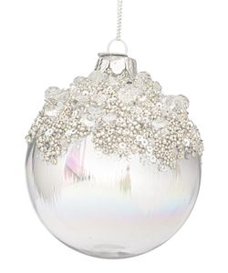 Bola de Navidad de Vidrio Gleeful Iridescente 8 cm Bizzotto