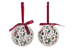 Christmas Tree Decoration Ball Gingerbread Man 7cm diameter