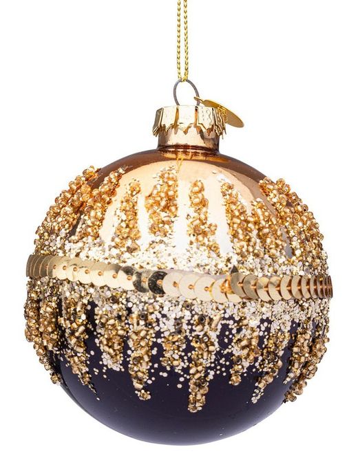 Boule de Noël Crystal Design Gold Luxury Show