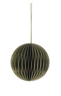 Julboll Papper Grön Färg Diam 90 cm Bizzotto