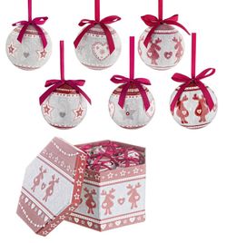 Traditional Christmas tree ornament ball