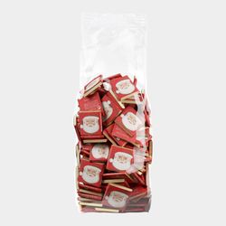 Bolsa 100 Napolitanas Chocolate Papa Noel Navidad Granel 5 grs
