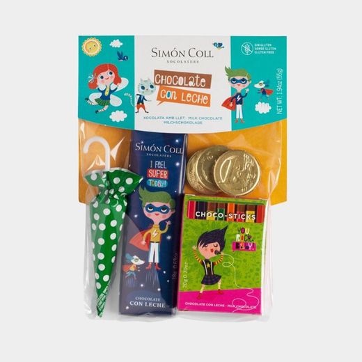 Bag Milk Chocolate Assortment Special Birthday 55 grs