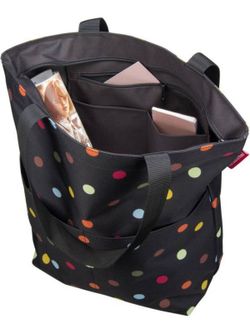 Borsa shopping City 2 blu scuro Reisenthel