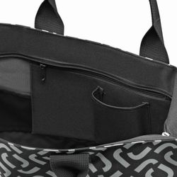 Borsa shopping espandibile e1 firma nera Reisenthel