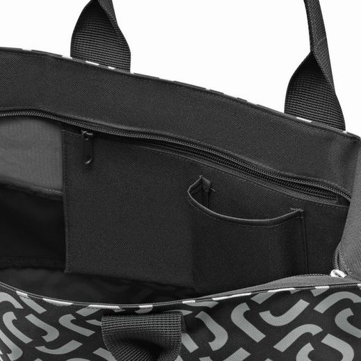 Borsa shopping espandibile e1 firma nera Reisenthel