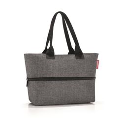 Sacola de compras extensível Reisenthel e1 twist prateada
