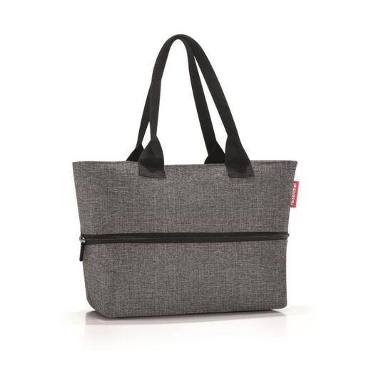 Sacola de compras extensível Reisenthel e1 twist prateada