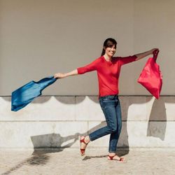 Saco de compras L mini maxi vermelho Reisenthel