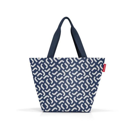 Boodschappentas M signature navy Reisenthel