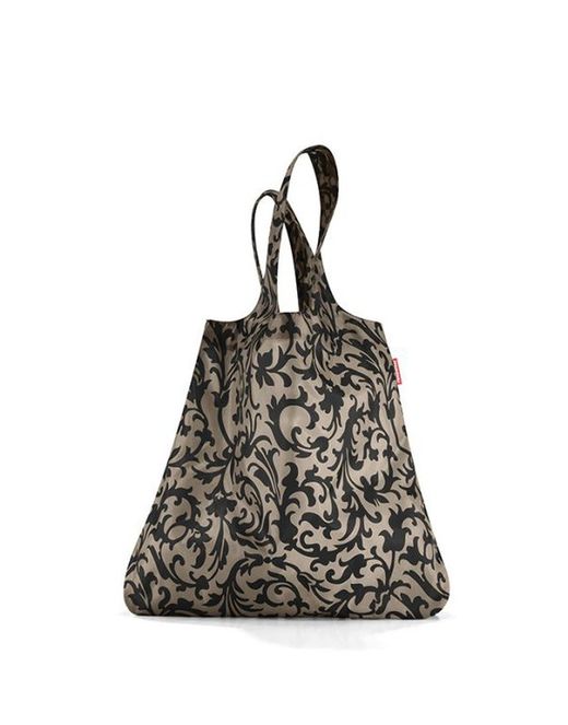Mini maxi barock taupe shoppingväska Reisenthel