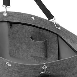Bolsa de compras XL twist prateada Reisenthel