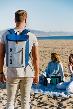 Mochila Cooler On The Go Azul 24L Iris