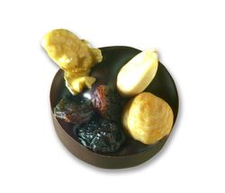 Bombón artesano tarragonins negros granel 1,35 kgs blanxart