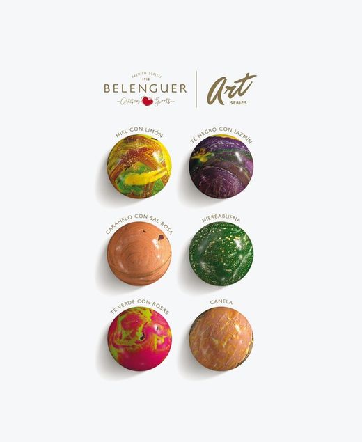 Bombones Belenguer Art Pintados Mano Caja 6 Aromático 48 g