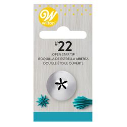 Boquilla decoración estrella num 22 wilton