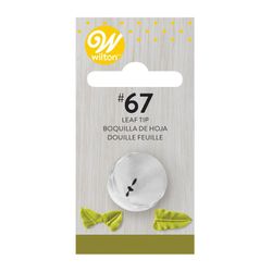 Boquilla decoración hoja num 67 wilton