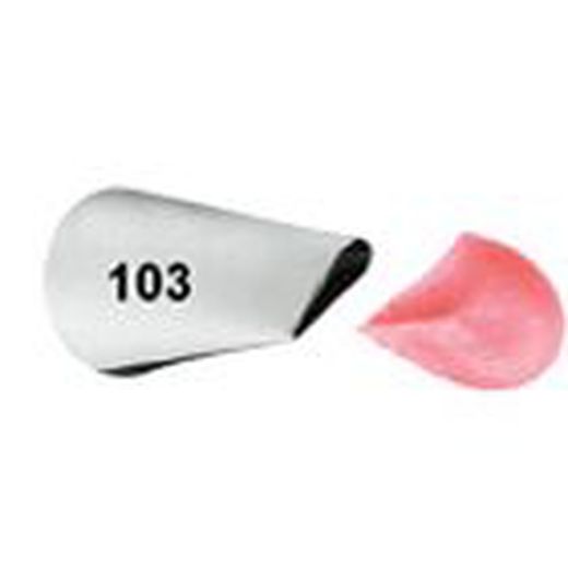 Bocchetta per decorazione petali num 103 Wilton